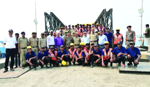 BRO successfully launches 170 feet Bailey bridge in Bihar