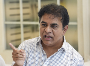 BRS slams removal of Peddi Sudarshan Reddy statue in Narsampet, KTR vows to reinstall