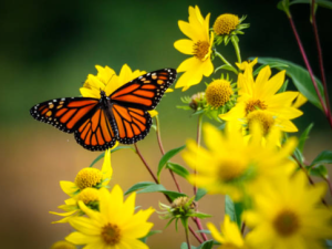 Butterflies forced to flee; A tragedy written by human hands