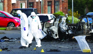 Car-bomb explodes outside police station in Northern Ireland