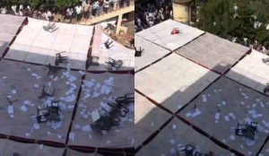 Chaos erupts at Jaipur exam centre over delay in question paper distribution