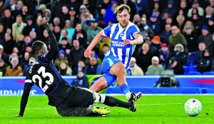 Chelsea loses to Brighton as Champions League hopes hang by a thread