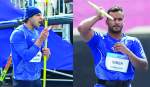 Chopra wins javelin throw silver in CWG, bronze for Yashvir