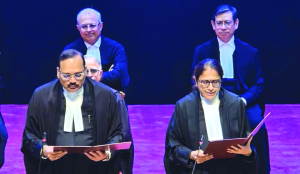 CJI administers oath of office to 5 new SC judges