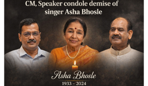 CM, Speaker condole demise of singer Asha Bhosle