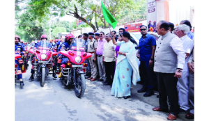 CM flags off 46 Quick-Response units, inaugurates new fire station