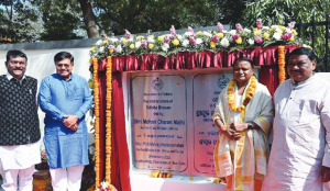 CM Majhi lays stone for new Odisha Bhavan