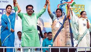 CM Mamata accuses BJP of using outside voters in Assam