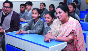 CM Rekha inaugurates new school block in west Delhi