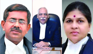 Collegium recommends three new judges for SC