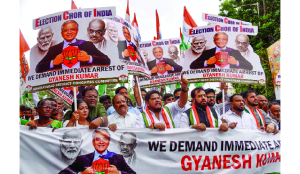 Congress protests nationwide, demands sacking of CEC