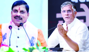 Congress targets MP CM over land scam, seeks judicial probe