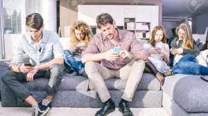 Connected online, silent within our own home