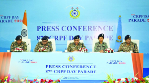 CRPF Raising Day Parade on February 21
