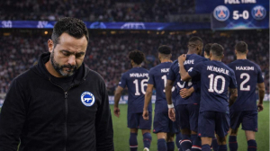 De Zerbi leaves after humiliating 5-0 loss to PSG