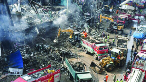 Death toll in Karachi shopping mall fire rises to 15