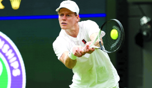 Defending champion Sinner comes back to beat Kecmanovic in 5 sets in 1st round of Wimbledon