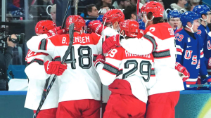 Defiant Denmark challenges US on Olympic ice hockey arena