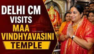 Delhi CM visits Maa Vindhyavasini Temple