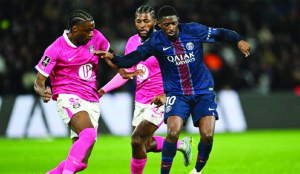 Dembele grabs brace as PSG warm up for Liverpool with win