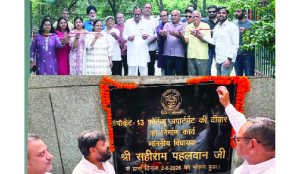 Development works inaugurated at Kalkaji Pocket A-13