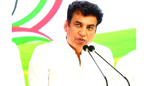 Devender Yadav blames AAP and BJP for hanging overhead wires