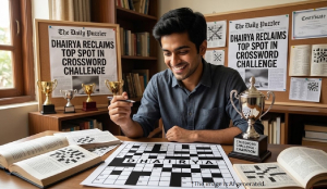 Dhairya reclaims top spot in crossword challenge
