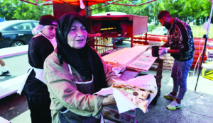 Displaced Lebanese grandmother feeds thousands of compatriots who fled war