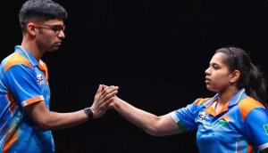 Diya Chitale and Manush Shah reach semifinal, assure themselves of medal in mixed doubles