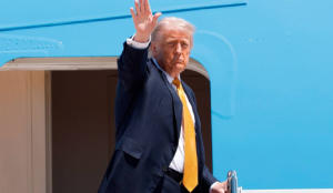 Donald Trump Arrives In Beijing For High-Stakes Talks With Xi Jinping