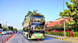 Double-decker buses make a comeback in Delhi