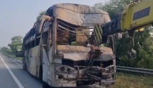 Driver, conductor ignored burning smell before Greater Noida bus fire that killed 9, FIR alleges