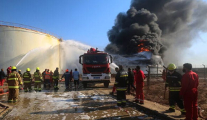 Drone strike torches power substation in western Libya, sparks outages
