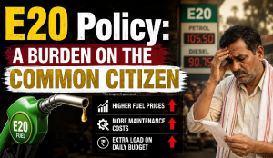 E20 Policy: A burden on the common citizen