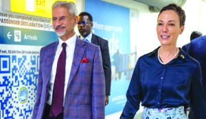 EAM arrives in Jamaica on first official visit