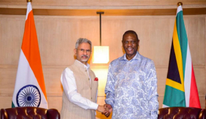 EAM Jaishankar meets South African Deputy President Paul Mashatile in New Delhi
