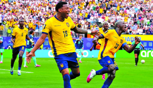 Ecuador advances to World Cup knockout rounds, beats Germany