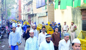 Eid prayers offered in Uttam Nagar under heavy security