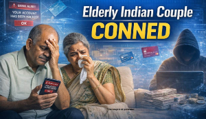 Elderly Indian couple conned