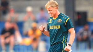 Ellis blows away Ireland in two overs as Australia start with a win