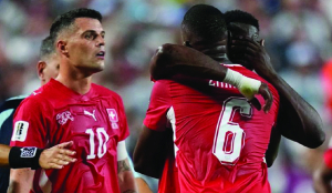 Embolo given red card for diving against Argentina