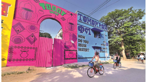 Escape into the painted lanes