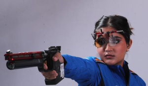 Esha Singh fights through five shoot-offs to win 25m pistol silver at Asian Games