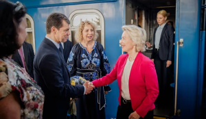 EU Chief Ursula von der Leyen reaffirms support for Ukraine during Kyiv visit