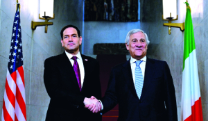 Europe still needs US support: Italy tells Rubio