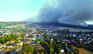 European countries battle multiple wildfires as record heat grips continent