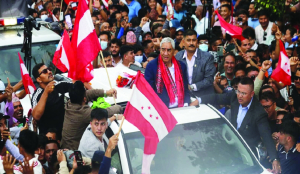 Ex-Nepal PM Deuba returns after treatment