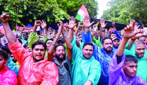 Facial recognition units deployed at CJP protest site