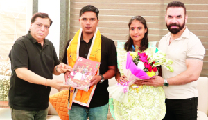 Farmer’s daughter to Asian gold: Muskan Antil felicitated