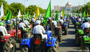 Farmers take out tractor rally in Gujarat to protest land acquisition, debt waiver, MSP
